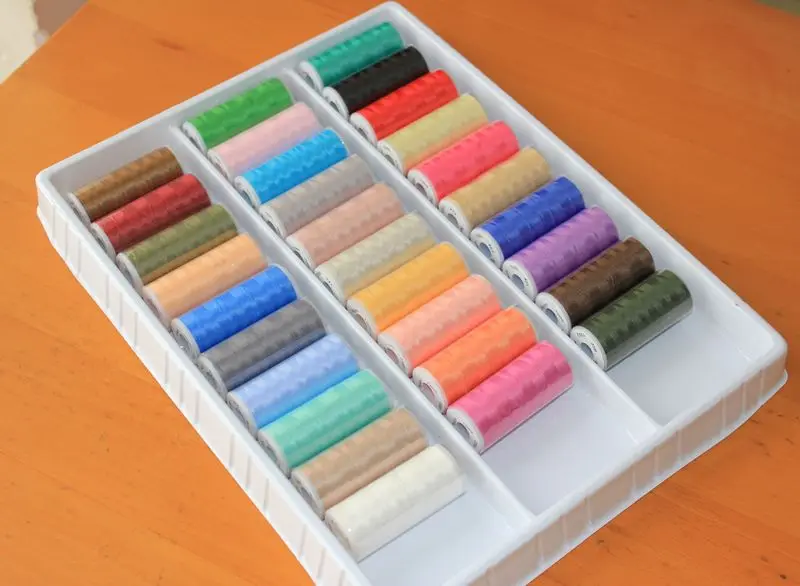 14pcs/lot 500yard/pcs 100d 2strands Overlocking Sewing Thread High