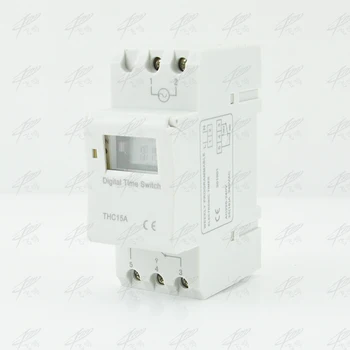 

THC15A OKtimer Microcomputer Electronic Programmable Digital TIMER SWITCH Relay Control 12V 24v 110V 220V 16A Din Rail Mount