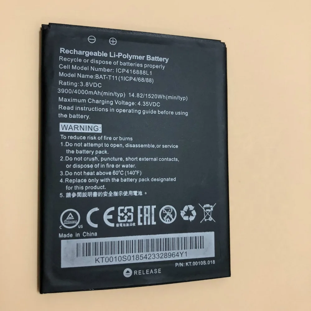OriWood High Quality 4000mAh BAT T11 battery for Acer
