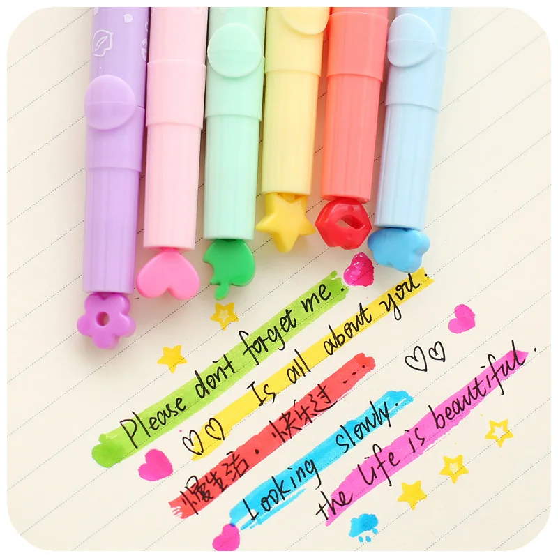 https://ae01.alicdn.com/kf/HTB1ZV4JLXXXXXaIaXXXq6xXFXXXv/6-pcs-Lot-Nice-highlighter-Color-stamp-Marker-pens-DIY-scrapbooking-tools-zakka-Stationery-canetas-escolar.jpg