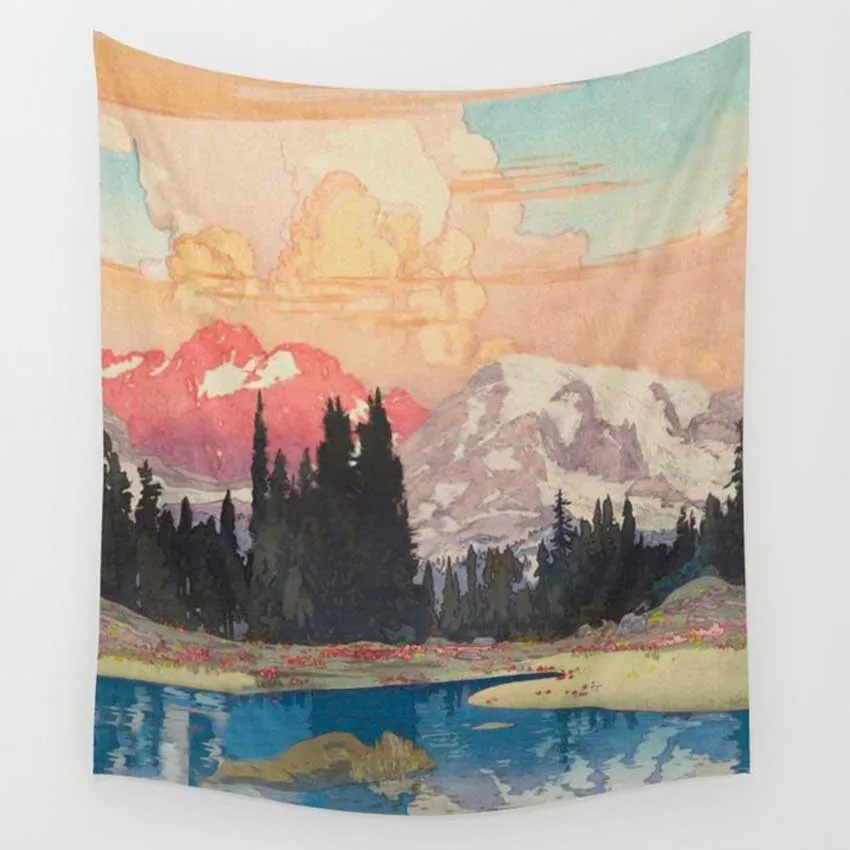 Hippie Beautiful Night Sky Mandala Wall Tapestry Home Boho Decoration Macrame Wall Hanging Tapestries For Living Room Bedroom