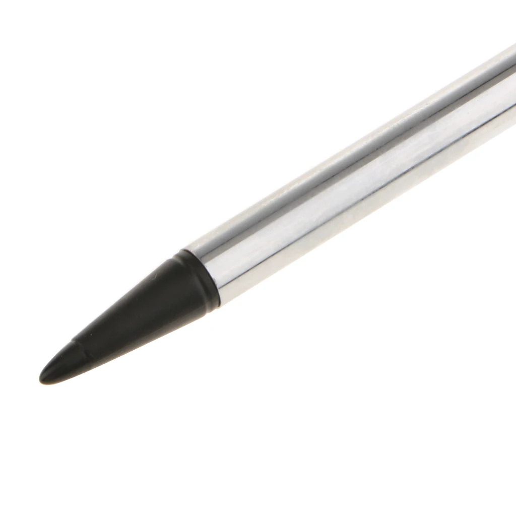 2Pieces Capacitive Pen Touch Screen Stylus Pens for Tablet/ipad Black+Silver