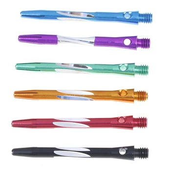 

1PC 6 Colors Available Aluminium Dart Shafts And Nice Pattern Darts Flights Dart Accessories For Professional Medium Darts