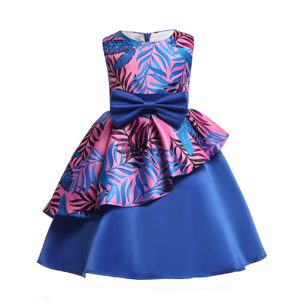 

Roupas Infantis Menina Kids Dresses For Girls Vestidos Mujer Spring And Summer Irregular Children's Dress Cotton Middle Child