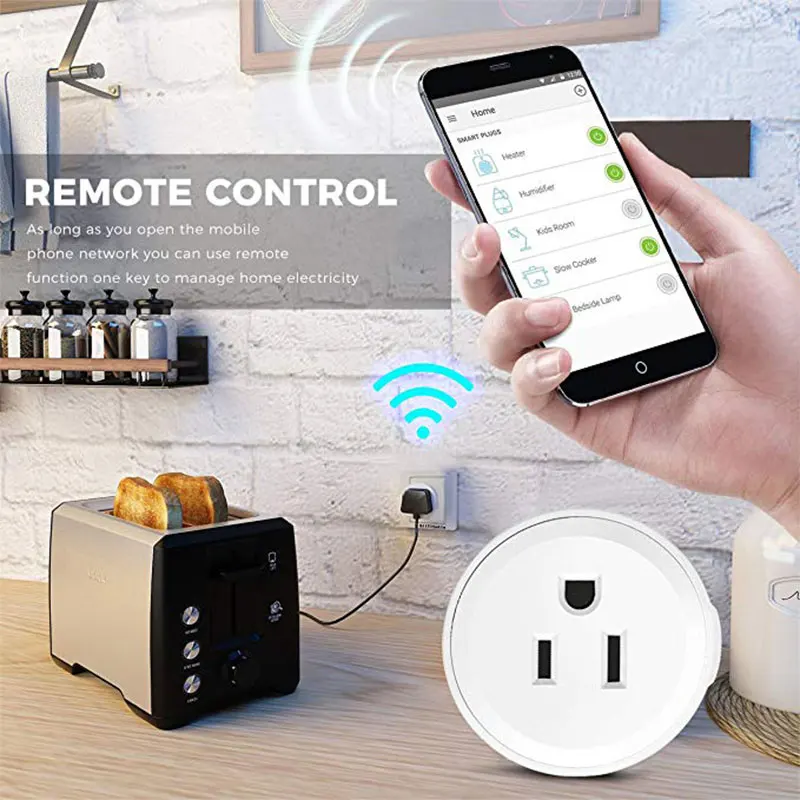 Smart Socket Plug Bacic WiFi Wireless Remote Socket Adaptor Power on and off with phone_03