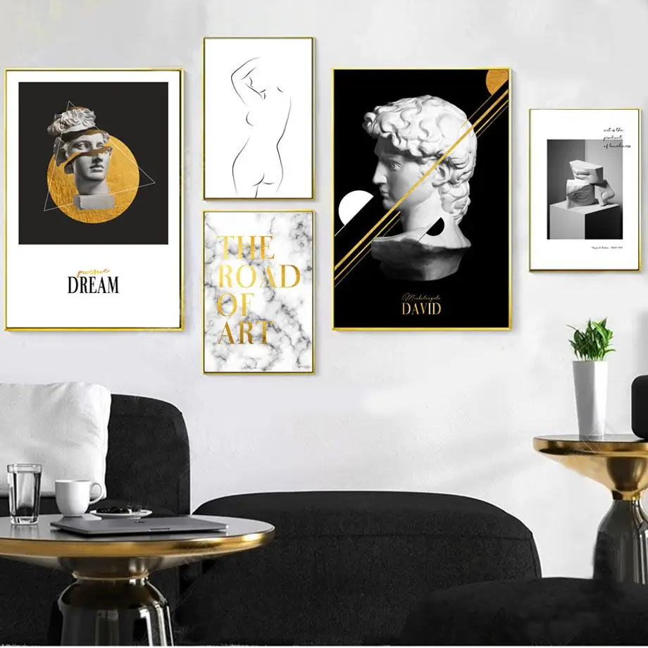 Michelangelo-Sculpture-Marble-Dream-Wall-Art-Canvas-Painting-Nordic-Posters-And-Prints-Decoration-Pictures-For-Living