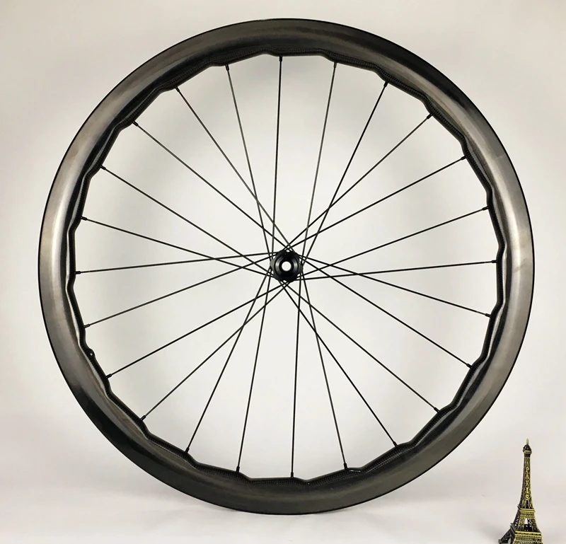 Flash Deal 45mm Disc Brake carbon wheels Wavy non Dimple no brake surface DT35o hubs road bike wheelset Tubeless ready 2 Flash Deal 45mm Disc Brake carbon wheels Wavy non Dimple no brake surface DT35o hubs road bike wheelset Tubeless ready 2