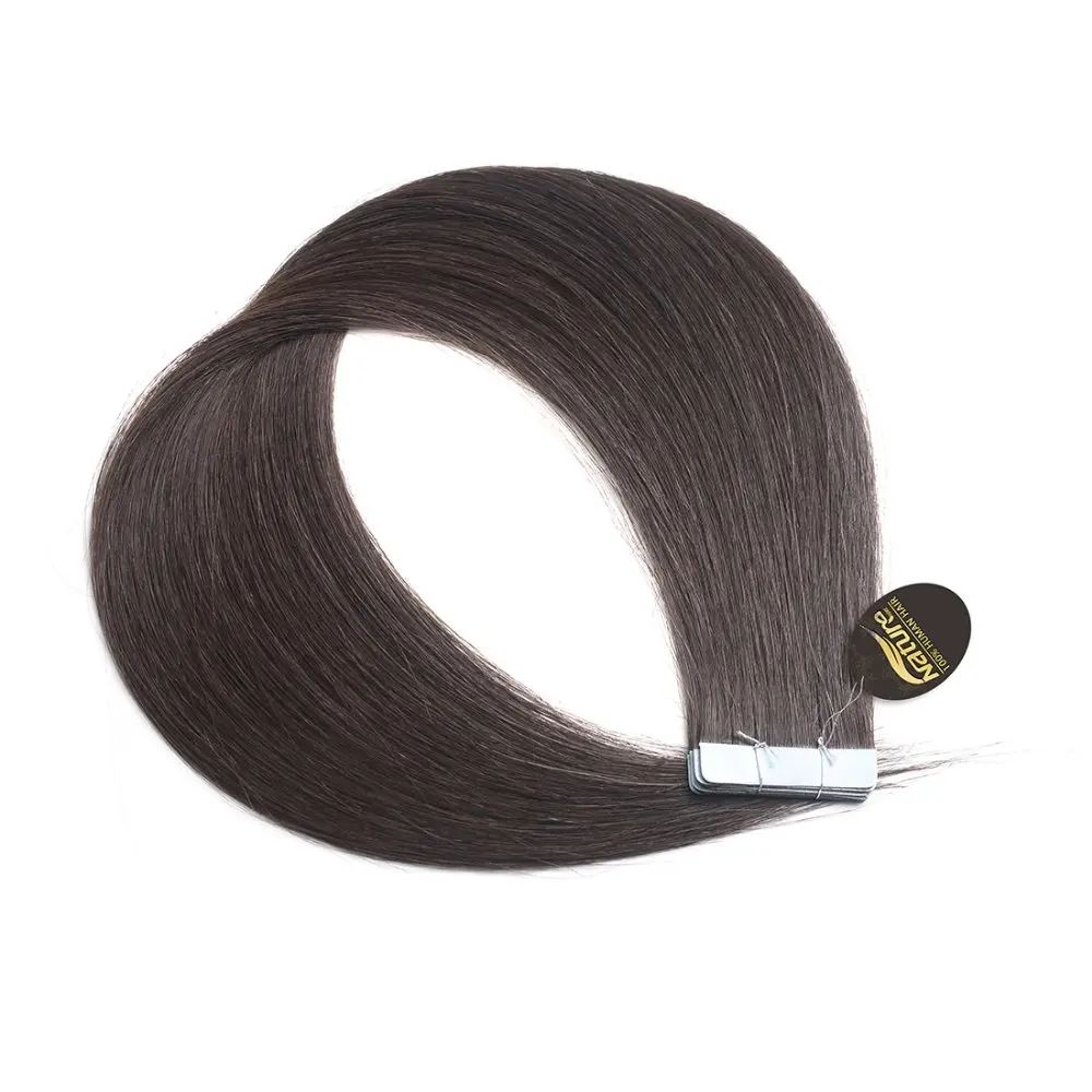 NatureHERE Remy Tape In Human Hair Extensions Blonde 20pcs 16" 18" 20" 22" 24" 20pcs/Set Skin Weft 1b# P10/16# P14/24# For Salon