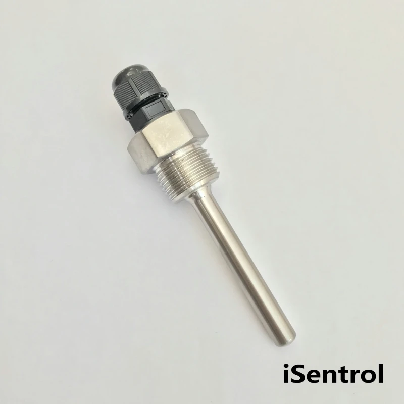 USA060 термоусадочный рукав карманный из нержавеющей стали 304 BSP 1/2 &quotдля макс 6 мм OD провод PT100 PT1000 NTC10K NTC50K 60