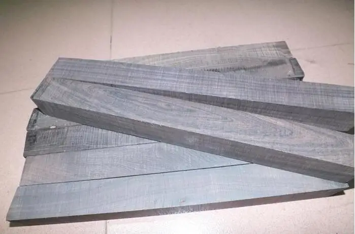 Из дерева ручной работы материал Ebony Ножи материал ручки резьба по дереву материал-12*3*3 см
