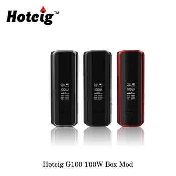 

Electronic Cigarettes Hotcig G100 100W TC Box Mod Powered By Single 18650/20700/21700 Battery Vape Vaporizer VS Hotcig RSQ Mod