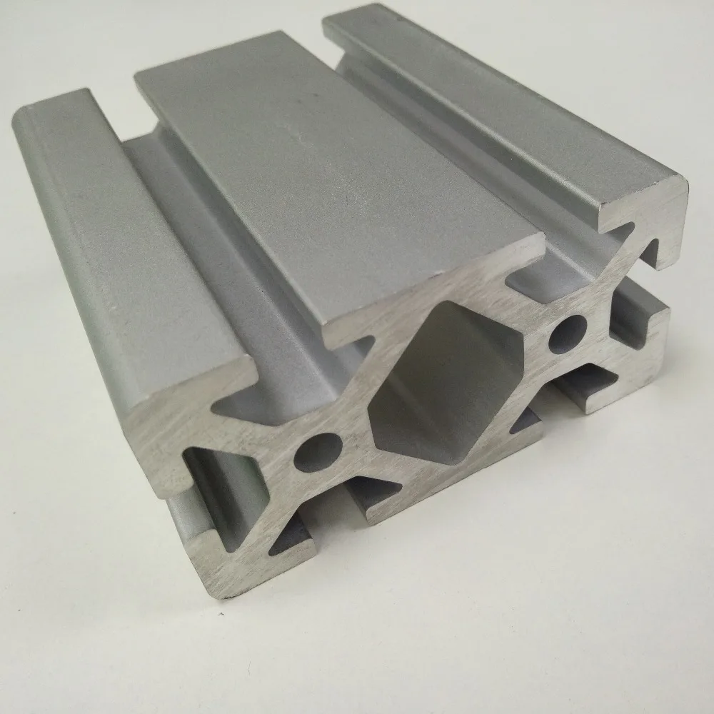 

Heavy Duty T slot Silver Anodized 4080HW Aluminum Profile Extrusion frame for Industrial Workbench&Exhibition booth