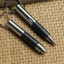 Тактическая ручка из углеродного волокна для девочек, антиволковая Самозащита, средства защиты от тела EDC для выживания