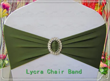 

1/2--With Oval Buckle Spandex Bands/Lycra Band/Expand Bands/Chair cover sash For Wedding Home Party Banquet Decorations