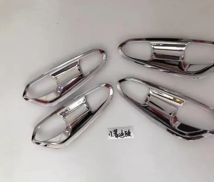 Chrome Door Handle Cover + Bowl Insert Trim Garnish Cup Molding Overlay For Ford Mondeo 2013 2014 2015