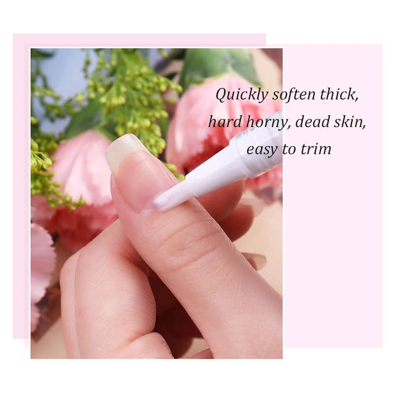 BORN PRETTY Cuticle Softener Pen Nail Dead Skin Remover Treatment Exfoliator Oil Nail Art Care Tool