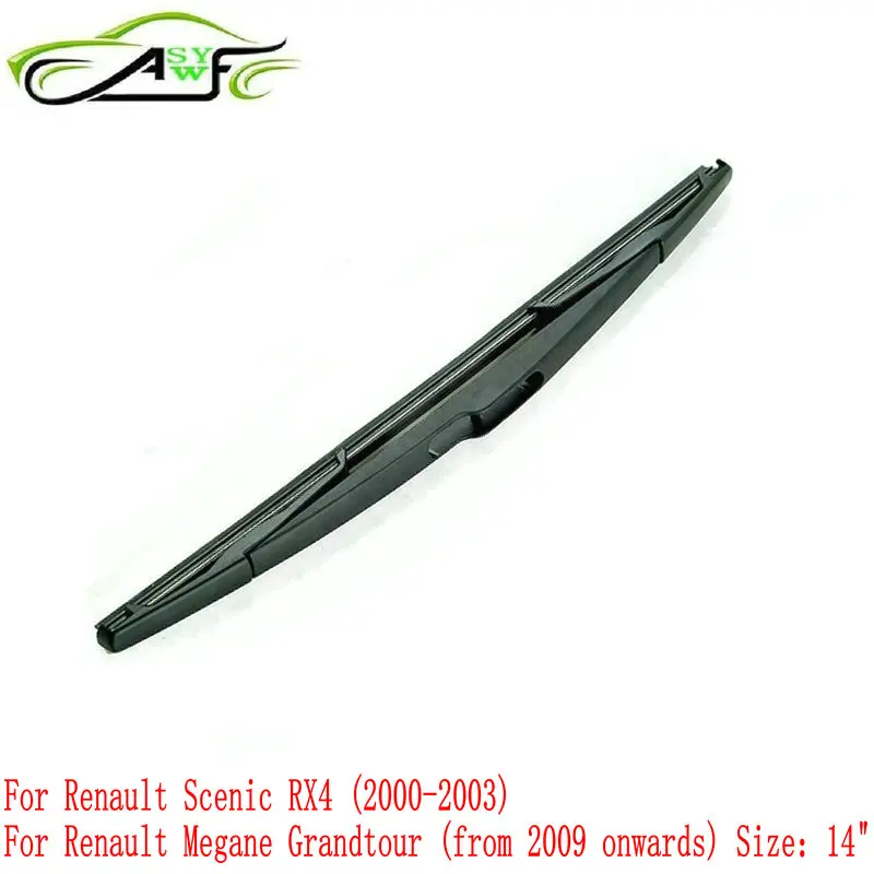 

Car rear wiper blade back window wipers for Renault Scenic RX4 (2000-2003) and Megane Grandtour (from 2009 onwards) 14