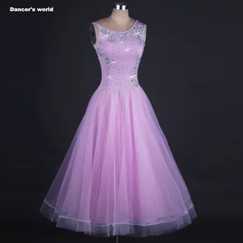 

Bllroom dance clothing sexy Elegant ballroom dance dress sleeveless dress women ballroom dance dress girls dance clothes S-4XL
