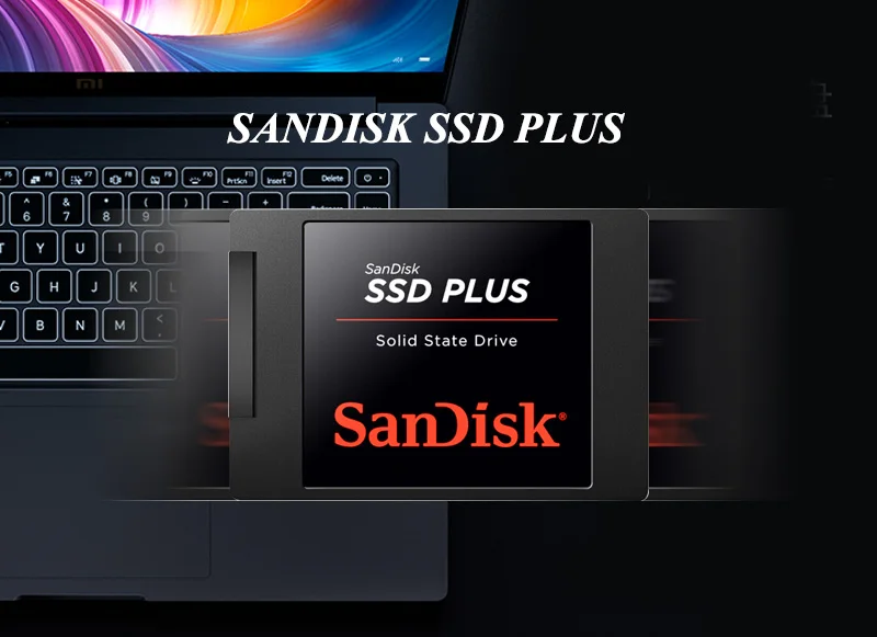 Двойной Флеш-накопитель SanDisk Plus SSD Внутренний твердотельный накопитель Высокая Скорость жесткого диска SATA III 2," 120 ГБ 240 480 ноутбука Тетрадь твердотельный диск SSD