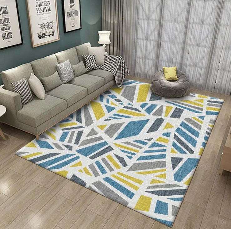 Короткие ковры для гостиной, геометрический ковер для спальни, диван, журнальный столик, коврики, креативный коврик для кабинета, ковер в скандинавском стиле - Цвет: 8