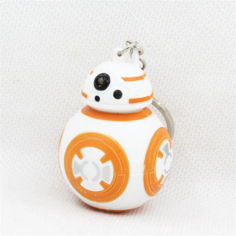 1 шт. новая звезда брелок войны аниме светодиодный BB8 Droid в виде робота светильник