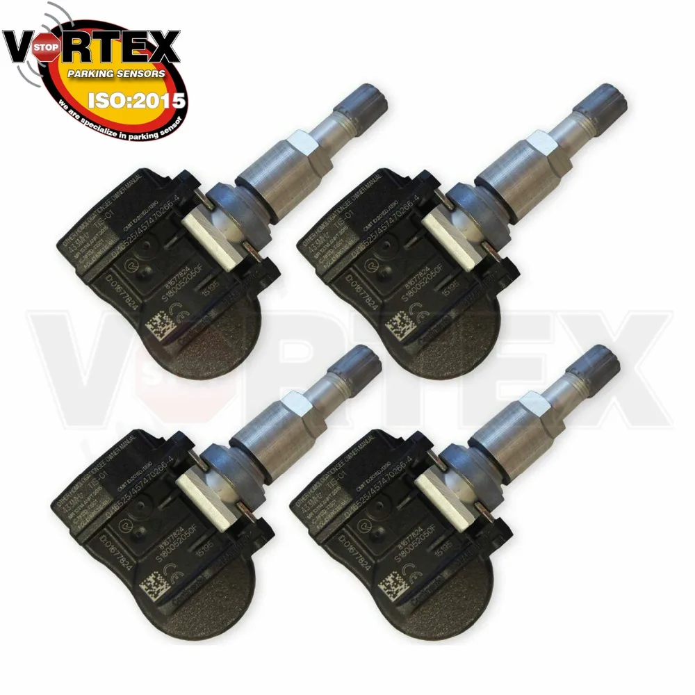 433MHZ 타이어 압력 센서 TPMS 4 개, 옵티마 스포티지 쏘렌토 제네시스 아이오닉 니로 벨로스터 G90 OE #52933 ...