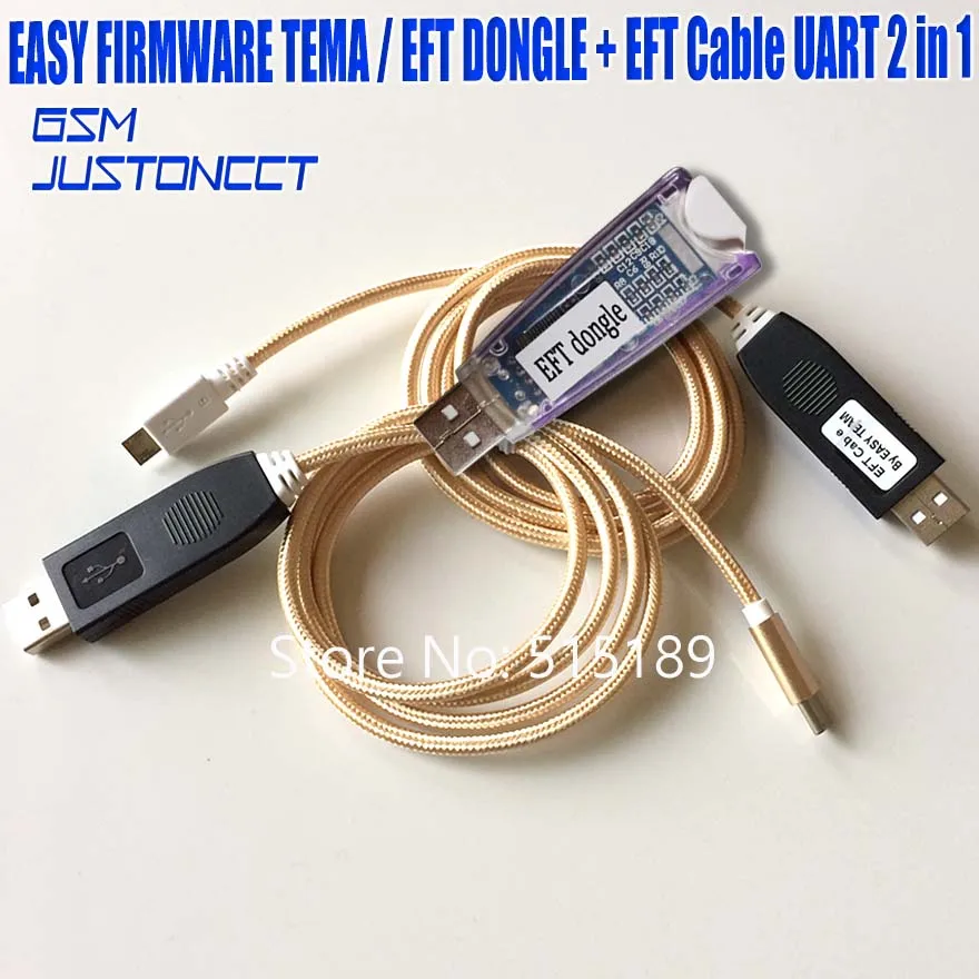 EFT DONGLE + CABLE - GSMJUSTONCCT -B9