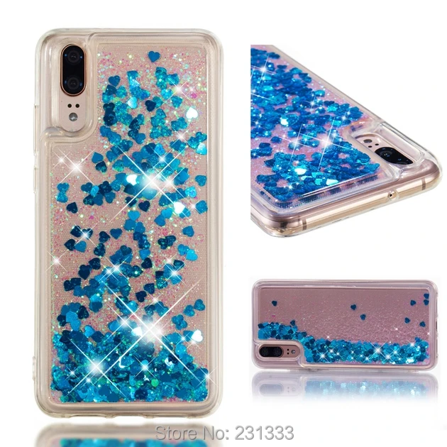 С ку Модный 3D Блестящий жидкий зыбучий песок мягкий чехол из ТПУ для Huawei G8 G9 PLUS P9