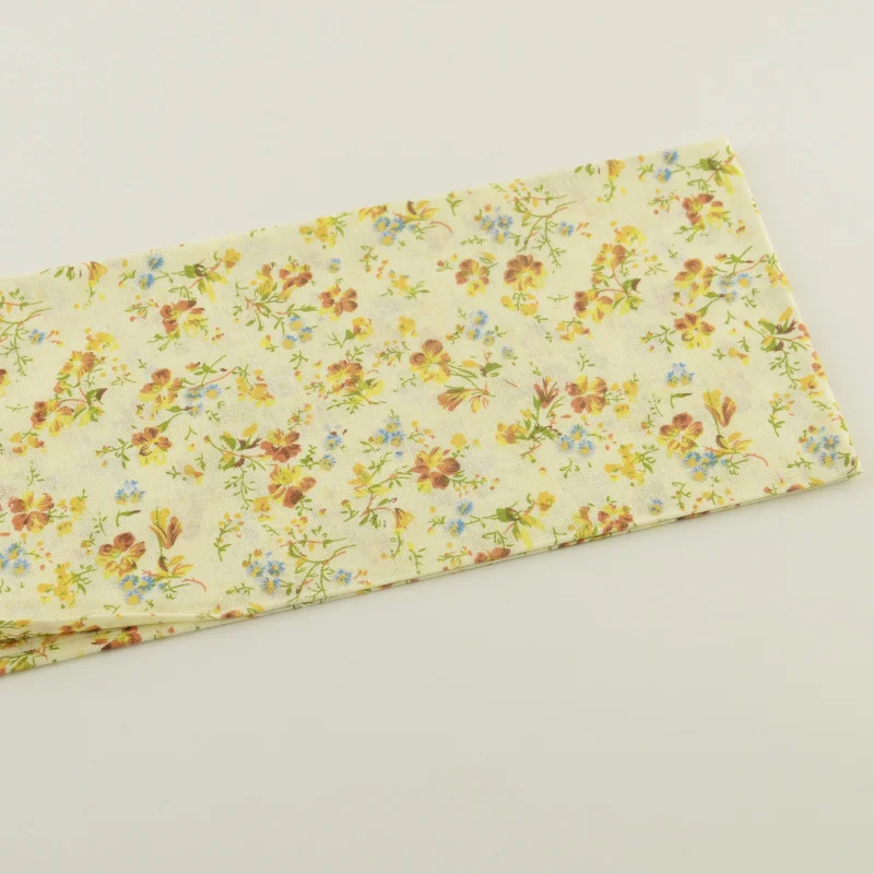 1 piece cotton fabric pre cut fat quarter printed floral designs sewing