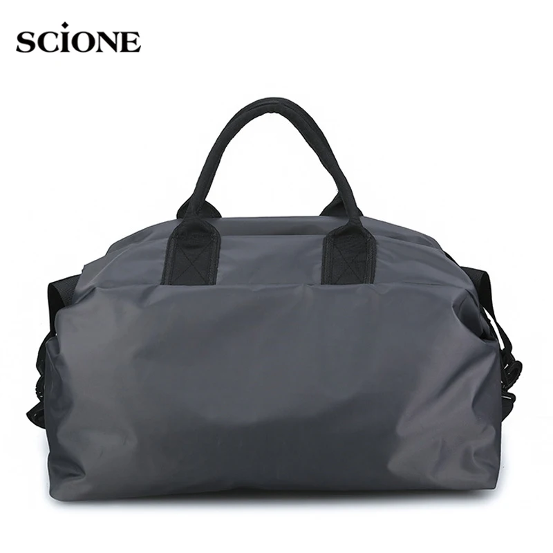 Women Sports Gym Bags Fitness Shoulder Crossbody Bag Travel Luggage Weekend Bag Men Training