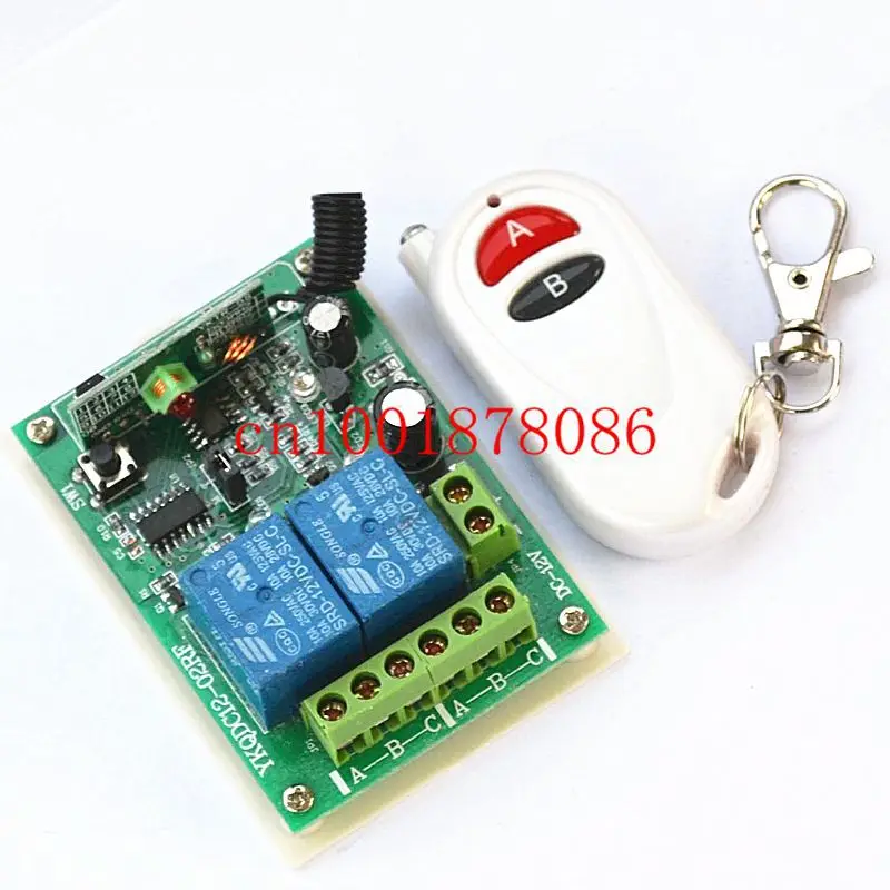 Бесплатная доставка DC12V 2ch Дистанционное управление rf Беспроводной Дистанционное управление переключатель Системы