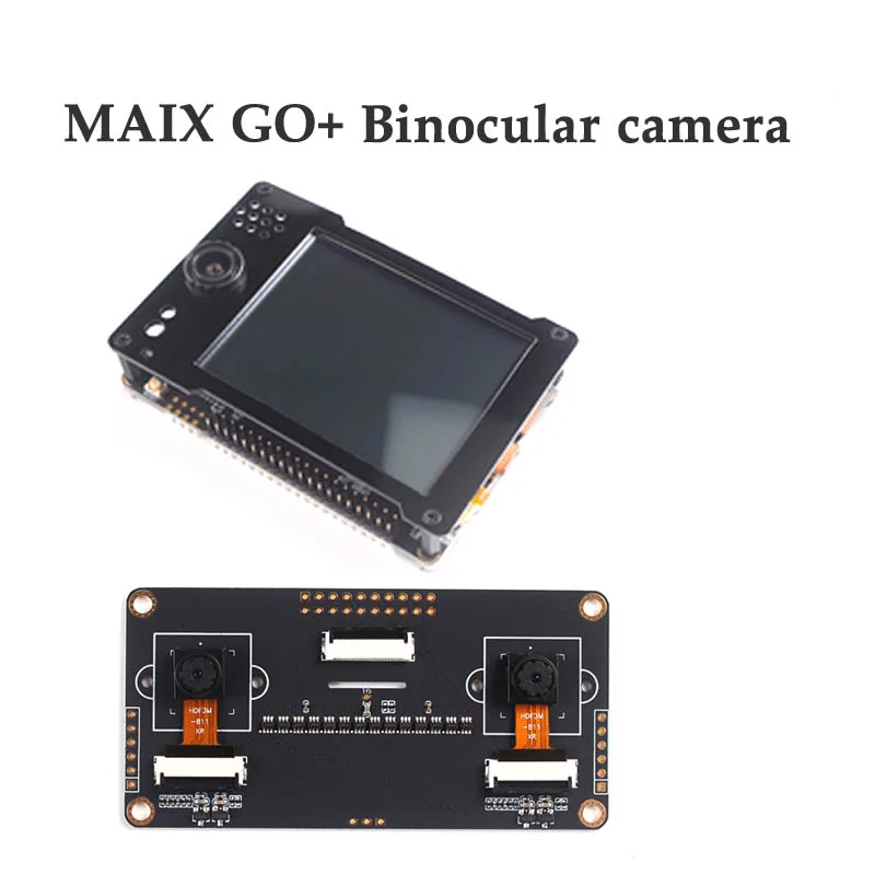 MAIX GO K210 макетная плата AI искусственного интеллекта M12 Ultra OpenMV sipeed с бинокулярной камерой и микрофоном массив - Цвет: Kit C