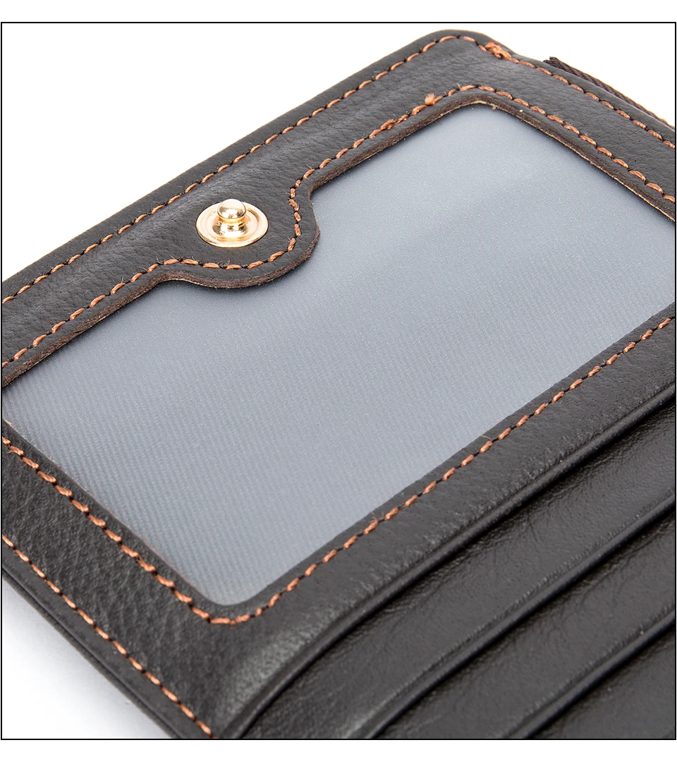 6 Men's Wallet Genuine Leather Wallet Male Clutch Credit Card Holder Money Bag Male Long Coin Purse for Men Wallets