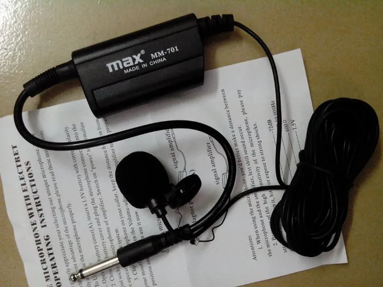 MM-701 capacitor microphone Musical instrument sketch wired Mic good quality for saxophone | Электроника