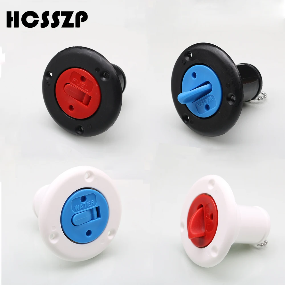 

1.5 inch Plastic Water Fuel Deck Filler UV stabilized Marine Hardware for Socket Boat Motorhome Yacht Caravans Camper Vans Truck