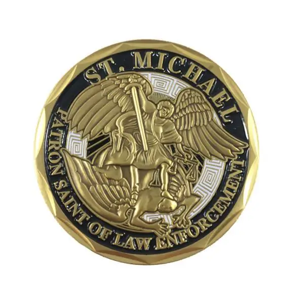 Скидка 50% бесплатная доставка полицейский ST Michael Patron Saint of humancy Challenge монета с