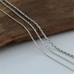 YKNRBPH классический Jakotsu Цепочки и ожерелья цепочки из чистого серебра цепи Цепочки и ожерелья S925 стерлингов тайское серебро Цепочки и