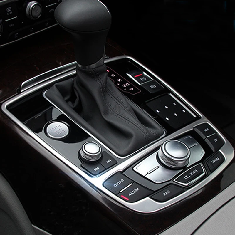 Авто Стайлинг для Audi A6 C7 A7 2012 2017 Высокое качество нержавеющая сталь Шестерня