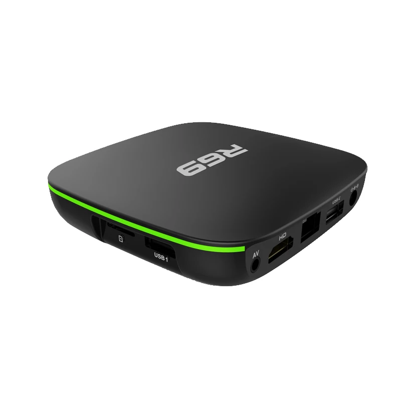  R69 Smart TV Box Android 7.1 1GB 8GB IPTV H3 Quad-Core WiFi 2.4GHz 1G8G Set Top Box 1080P HD Suppor - 4000179880767