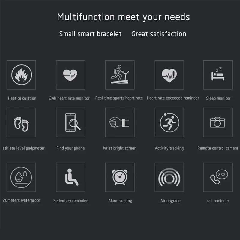 Watch Women SANDA M4 Sports Smart Watches Sleep Tracker Message Reminder Heart Rate Monitor Rectangle Digital Women Wristwatches