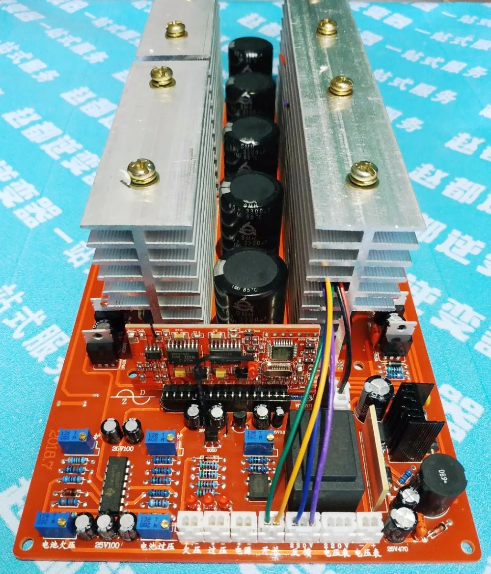 24V36V48V60V емкость 4-8KVA синусоидальный инвертор частоты питания плата драйвера печатная плата