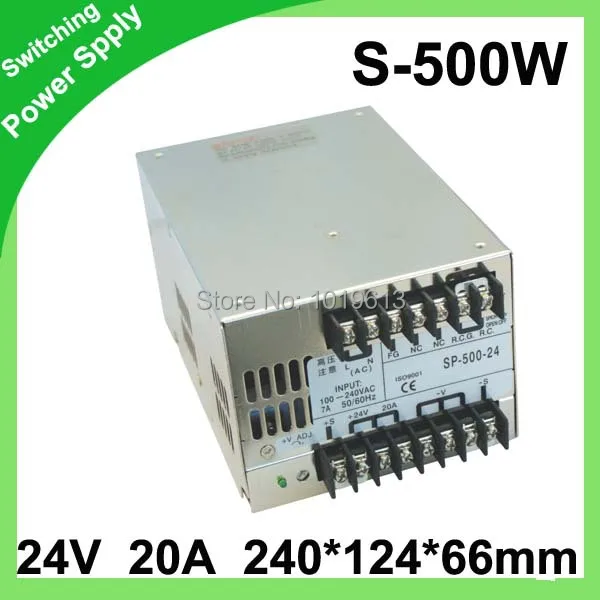 

(S-500-24) Factory outlet ! 12V/24V/36V/48V DC output 36V power supply 500W