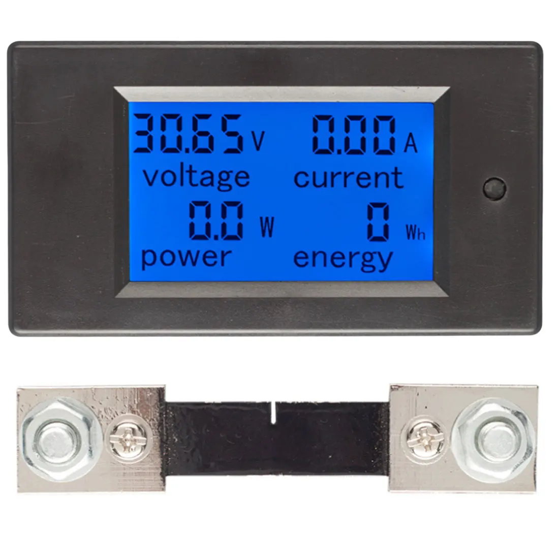 

Multimeter Ammeter Voltmeter w/ 100A Current Shunt DC 6.5-100V 0-100A LCD Display Digital Current Voltage Power Energy Meter