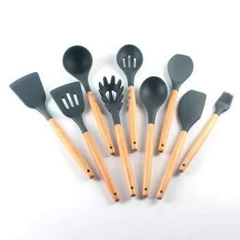 8-9 Pcs/Set Silicone Spatula Heat-Resistant Soup Spoon Non-stick Special Cooking Shovel Kitchen Tools 8-9 Pcs/Set Silicone Spatula Heat-Resistant Soup Spoon Non-stick Special Cooking Shovel Kitchen Tools