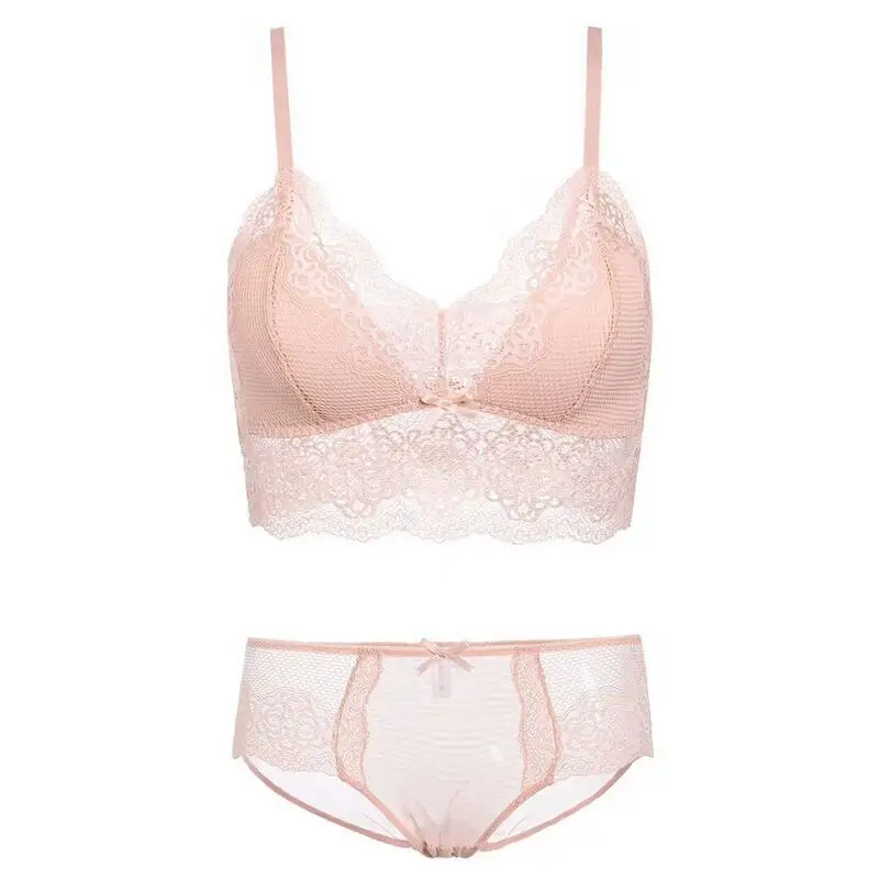 Цветочный кружевной бюстгальтер на легкой подкладке, кружевной жилет, нижнее белье, треугольная чашка, без косточек, женское нижнее белье, мягкие удобные бюстгальтеры