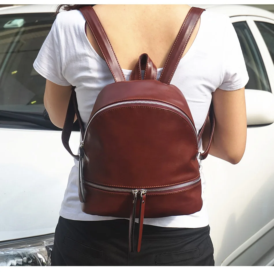  Women Backpack vintaeg High quality soft PU leather School Bag for girls Rucksack small Female Travel Backpacks (4)