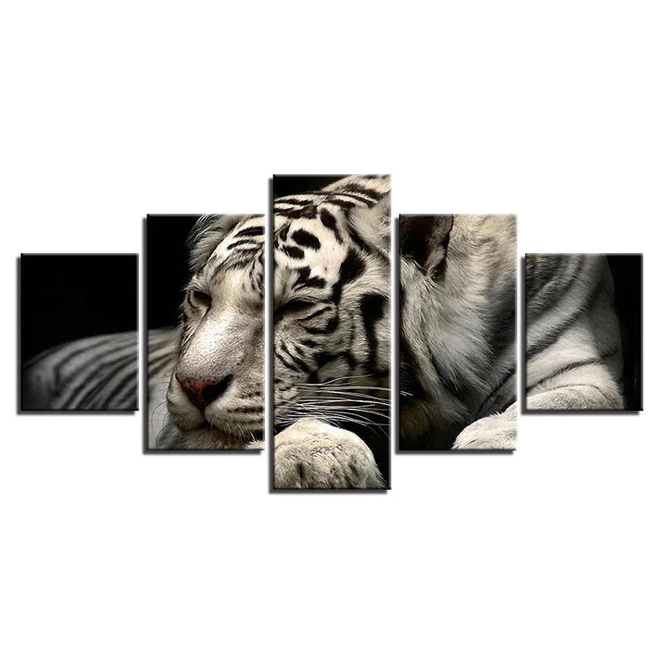 

Framed Printed Animals leopard Group Painting Sitting Room Decor Print Poster Picture Canvas Painting Home Decoration/11Y-ZT-28
