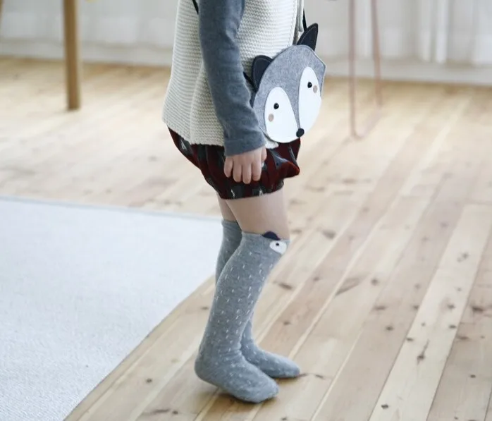 Новые носки для малышей От 0 до 4 лет Детские гетры унисекс с лисой, носки для детей, calentadores piernas наколенники для детей