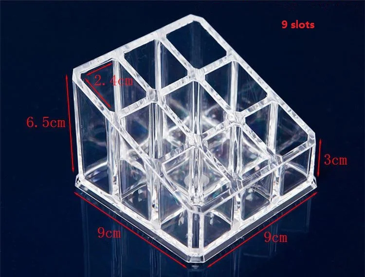 Акриловый Органайзер для макияжа, держатель для косметики, коробка для хранения губной помады, стойка для макияжа, аксессуары, чехол для хранения ювелирных изделий