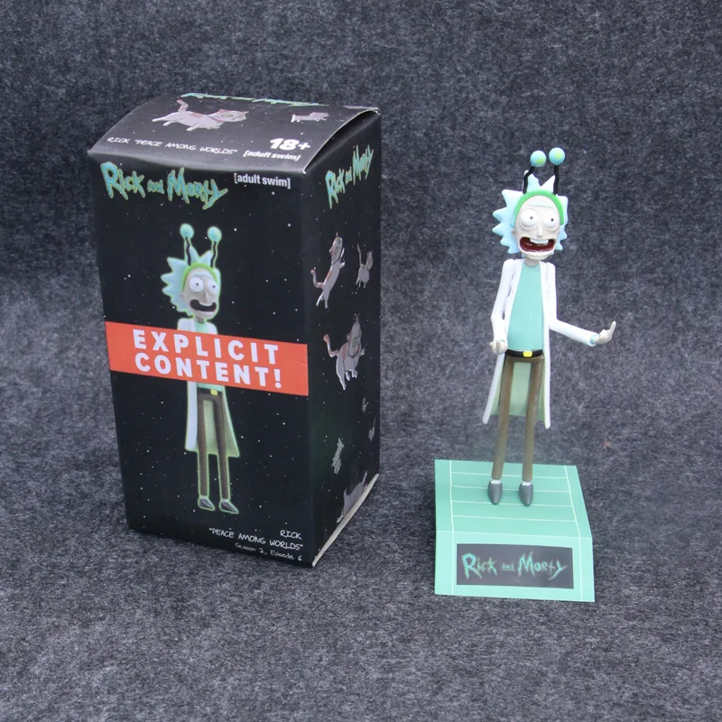

16cm Rick and Morty Peace Among Worlds Statue Action Figure Toys